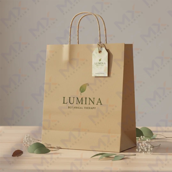 Custom Brown Paper Bags - view 2